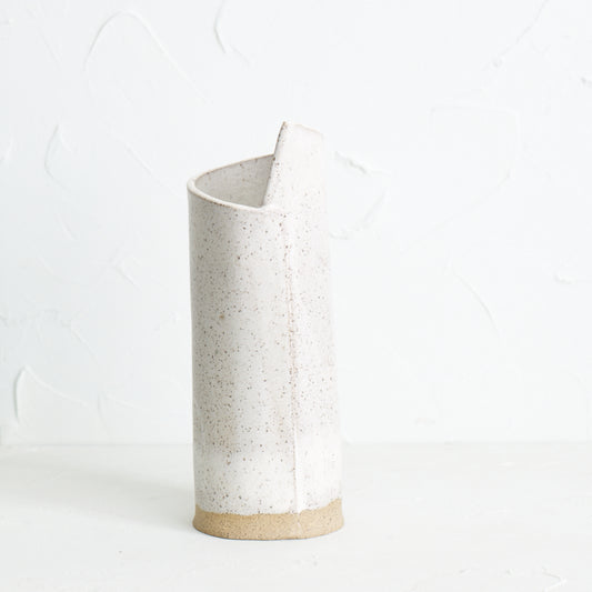 Satin white Vase