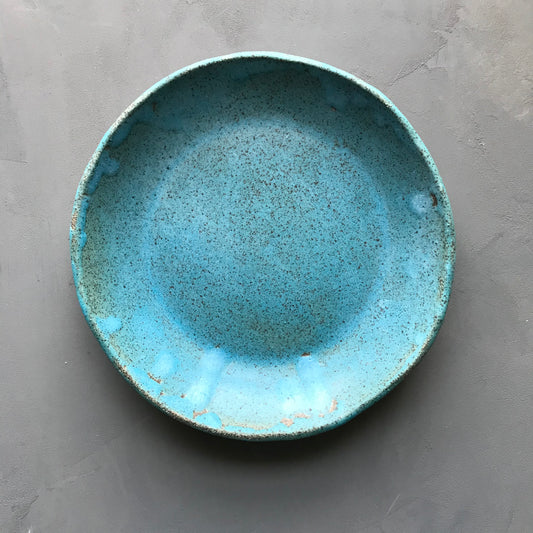 Turquoise speckled matte Bowl
