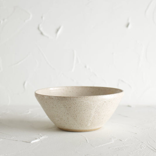Cream speckled Bowl