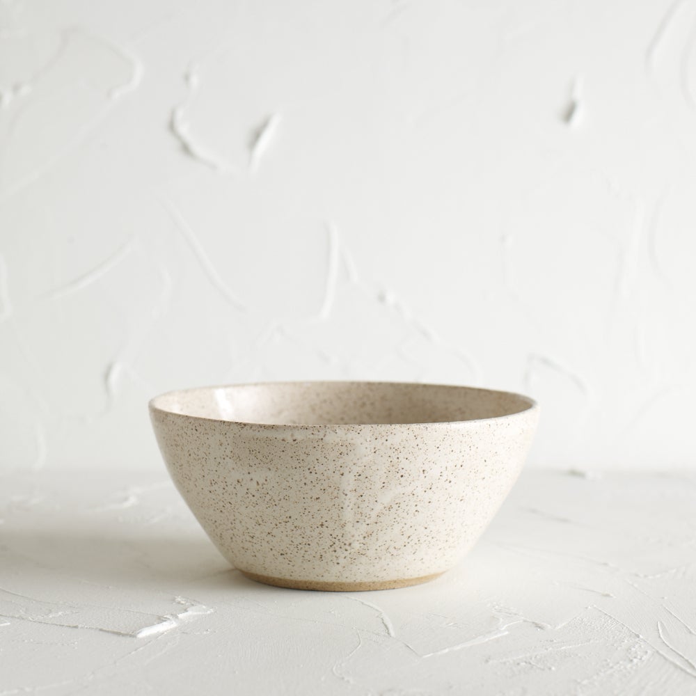 Cream speckled Bowl 2