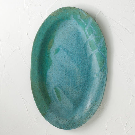 Turquoise oceanic Platter 2
