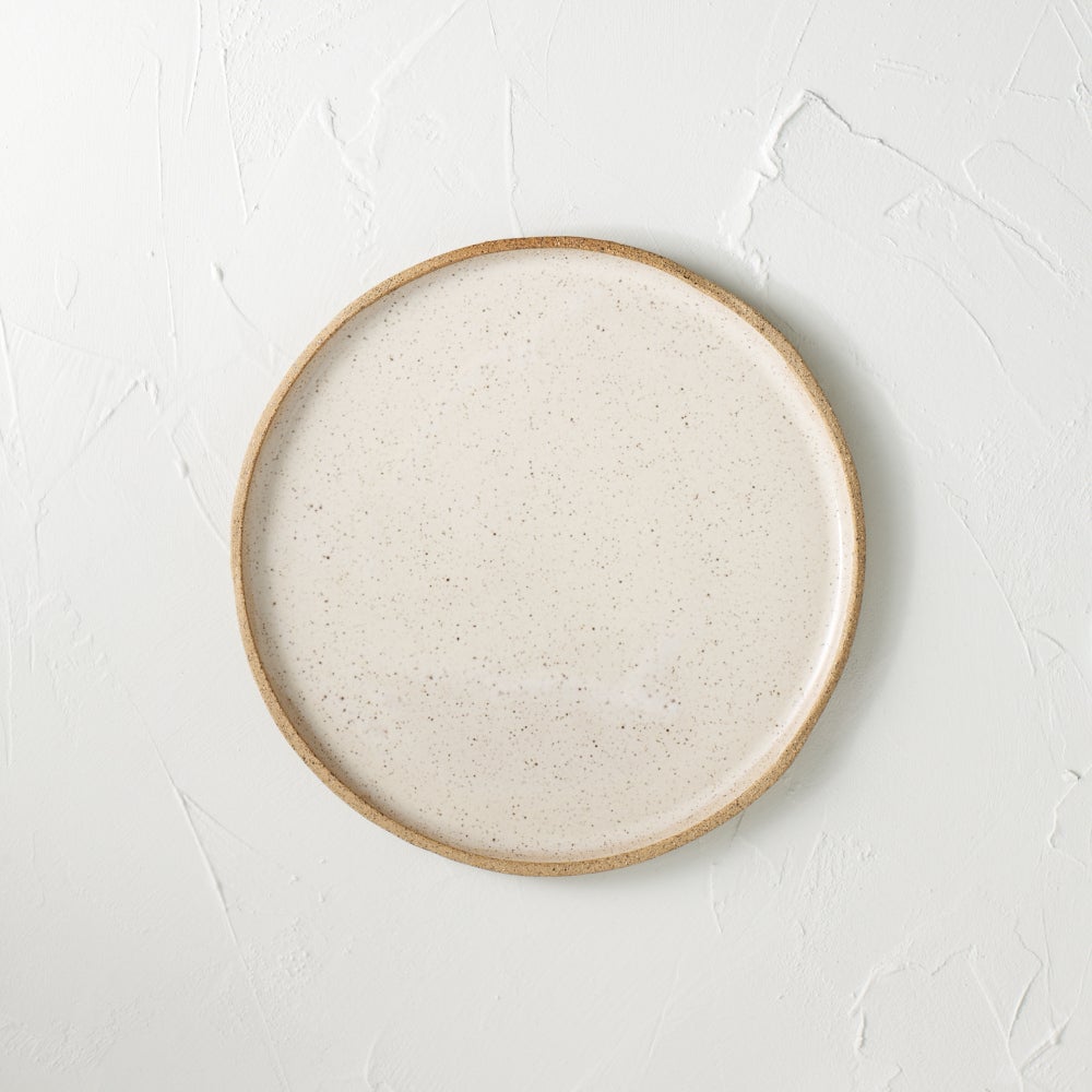 Cream Speckled Plates