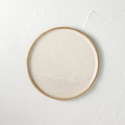Cream Speckled Plates