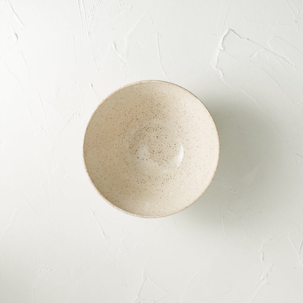 Cream speckled Bowl