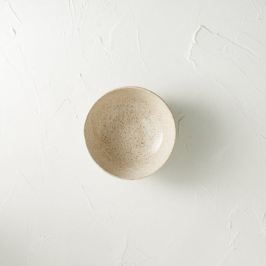 Cream speckled Bowl 6