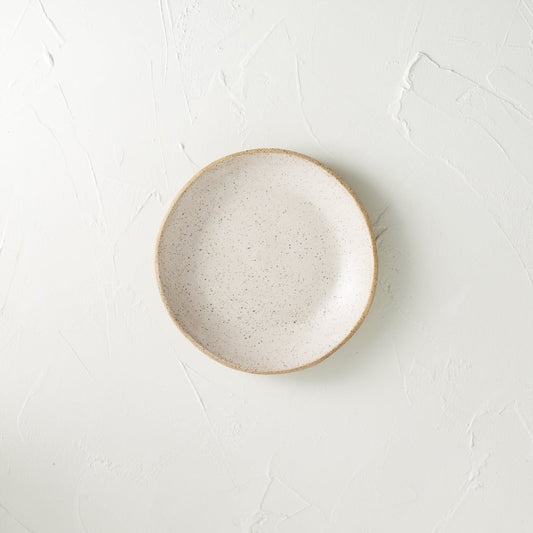 Satin white salad/desert Plate