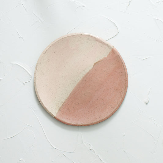 Pale blush and Rosie Plate