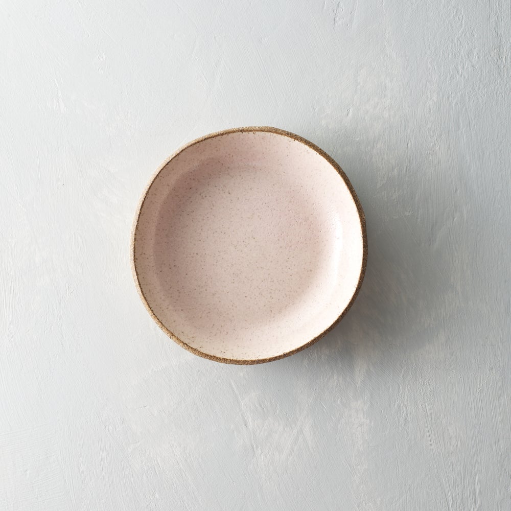 Pale blush speckled Bowls set of 4