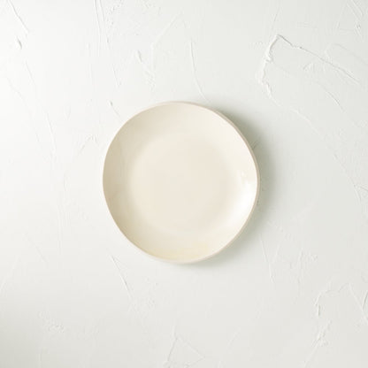 Satin cream desert Plate