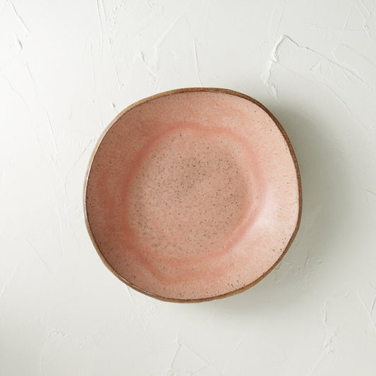 Rosie Dark Pink Freckled Serving Bowl 3